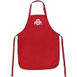 OSU Buckeyes Apron College Logo Red Ohio State TOP RATED for Grilling, Barbecue, Kitchen and Cooking Best Unique Gifts for a Man, Men, HIM HER Women, Ladies. GIFT IDEA!