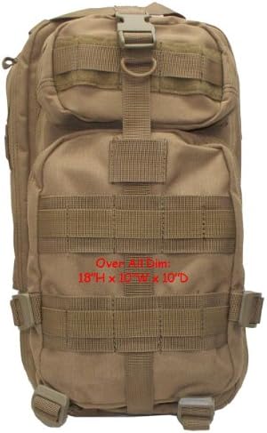 Lv3 Molle Assault Pack Backpack--TAN