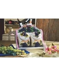 Buy 3-D Grape Ceramic Candy Jar and Rack, 82885 by ACK