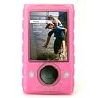 yooZoo Silicone Skin Case for Microsoft Zune 30 30GB with Screen Protector and Workout Armband Sunset Pink