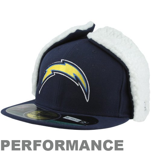 New Era San Diego Chargers On-Field Dog Ear 59FIFTY Fitted Performance Hat - Navy Blue at Amazon.com