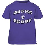 Northwestern Wildcats Purple Toddler Start 'Em Young T-shirt