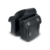 Carroll Leather 722 Small Concho Throw-Over Saddlebag by Carroll Leather