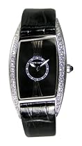 Pierre Cardin Women's Time Couture Collection Crystal Accented Leather Strap Watch #PC67882103011