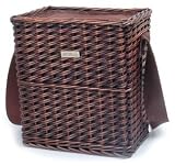 Picnic & Beyond Traditional Carrier Willow Cooler Basket