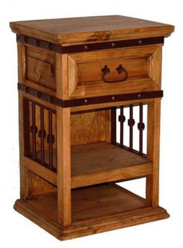 Hierro Night Stand (Brown) (32.00H x 21.00W x 15.00D)