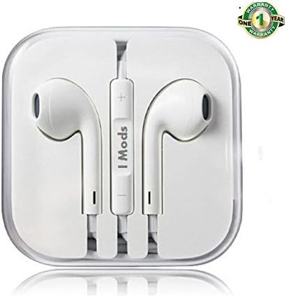 iMods™ Earbuds Headphones Earphones with Mic &amp; Volume Control for Iphone, Ipad 1 Year Warranty