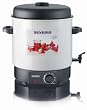 Severin EA 3653 Einkoch- und Hei�getr�nkeautomat mit Auslaufhahn / f�r 14 St�ck 1-Liter-Rundrandgl�ser 100 / wei�-schwarz