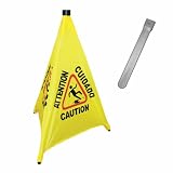 Excellante 31-Inch Pop-Up Safety Cone with Storage Tube