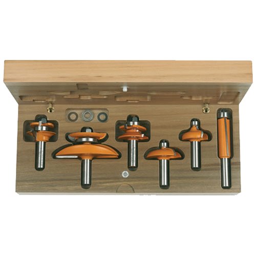 CMT 80052011 6 Piece Cabinetmaking Router Bit Set