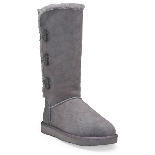 Cheap UGG Australia Women's Bailey Button Triplet Boots, 6, Grey