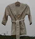 Organic/Fairtrade Hooded Baby Bath Robe 0-2yrs