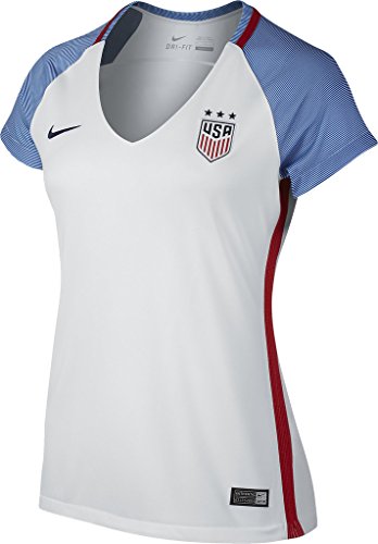 Nike Women's United States Home Stadium Soccer Jersey (White)