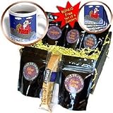 Rich Diesslins Cartoon Days of Christmas TCDC - Dale Hunt - Santas Tight Fit - Coffee Gift Baskets - Coffee Gift Basket
