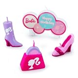 Barbie Molded Cake Candle Set
