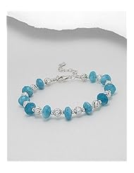 Natural Quartz Bracelet In 92.5 Sterling Silver