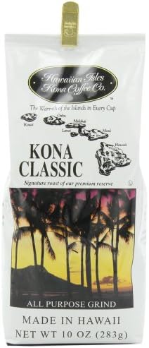 Haw Isles Kona Classic Round, 10-Ounce (Pack of 3)