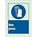 Brady 90128, Bradyglo Personal Protection Sign, (Pack of 15 pcs)