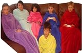 Snuglee Super Soft Deluxe Coral Blanket With Sleeves Kids - Lilac