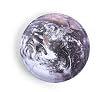 Kikkerland Earth Melamine Serving Bowl