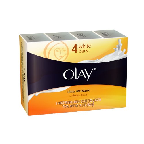  Olay Ultra Moisture With Shea Butter, 3.5 Ounce (4 Bars) (Pack of 6) 