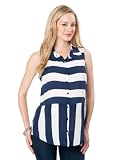 A Pea in the Pod Collection: Splendid Sleeveless Button Front Maternity Shirt