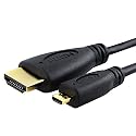 HDMI to HDMI Type D Micro Cable 1.4, 6 FT / 1.8 M