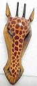 African Giraffe Jungle Mask Africa Decor Wall Hanging