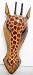 African Giraffe Jungle Mask Africa Decor Wall Hanging