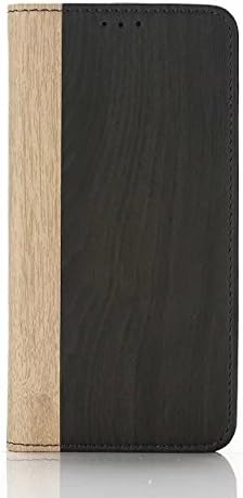 S7 Edge Case, Galaxy S7 Edge Case, Wooden Hybrid Series - [Shockproof][Drop Protection][Heavy Duty], Wallet Case With Stand Function And Credit Card Slot, Perfect Fit For Samsung Galaxy S7 Edge, Black