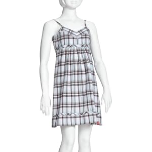 edc youth Checked Dress E02230 Mädchen Kleider/Knielang