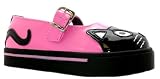 Search : T.u.k. Girls Baby Kitty Kid's Pink And Black Patent Buckle Gothic Shoes