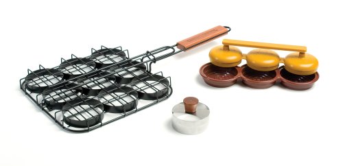 Charcoal Companion CC3072 Mini Burger Sliders Set