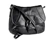 Coach Soho Leather Crossbody Flap Buckle Swingpack Bag 45664 Black