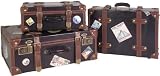 Explorer Suitcases Set Of 3, SET OF 3, BROWN