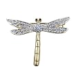 Black Eye Dragonfly Brooch