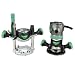 Hitachi KM12VC 11 Amp 2-1/4-Horsepower Plunge and Fixed Base Variable Speed Router Kit with 1/4-Inch and 1/2-Inch Collets