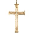 14K Yellow Gold Cross Pendant