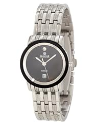 Swistar Womens 421-15L Bk Precision Quartz Dress Watch