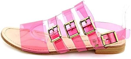 Madison Harding Women's Ursula Gladiator Sandal,Pink,6 M US