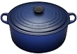 Le Creuset Enameled Cast-Iron 7-1/4-Quart Round French Oven, Cobalt Blue