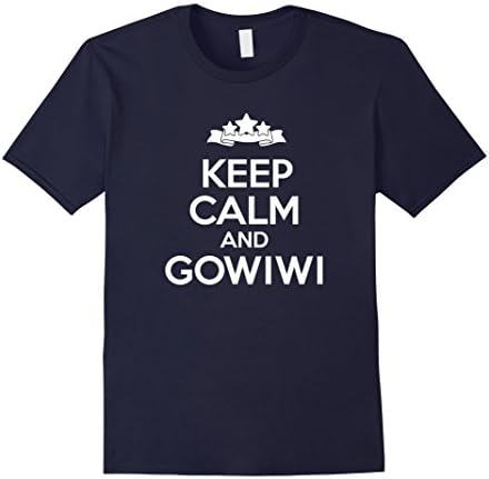 Men's Keep Calm And GoWiWi - Clash this T-Shirt with Enemy Clans XL Navy