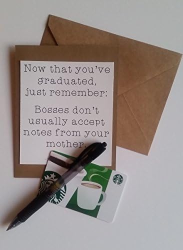 College or High School Graduation funny greeting card