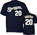 Milwaukee Brewers Youth #20 Scott Podsednik T-Shirt