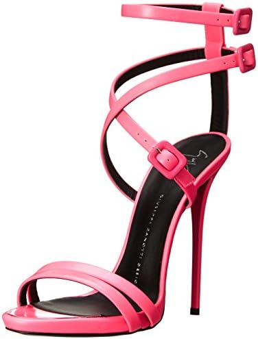 Giuseppe Zanotti Women's Dress Sandal, Posh Matt Fuxia, 8 M
