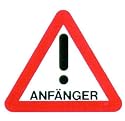 ANFÄNGER-Hinweisschild, Durchmesser: 200 mm