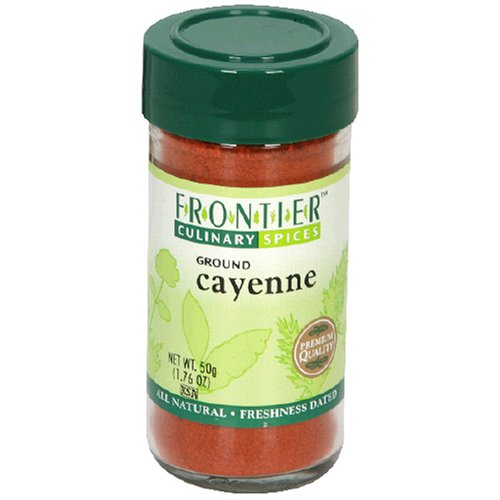 Frontier Red Pepper (Cayenne) Ground, 1.6-Ounce Bottle (Pack of 5) by Frontier