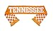 Tradition Scarves Tennessee Volunteers Scarf - UT Knitted Checkerboard Classic