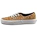 Vans Unisex Authentic Cork Skate Shoe-Tan Cork