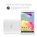 iRULU eXpro X1s 8 Inch Google Android 5.1 Lollipop Tablet PC, A64 64bit Quad Core, IPS Multi-touch Screen, 1280*800 Resolution, 16 GB Nand Flash, Plastic Rear (White Front White Back)